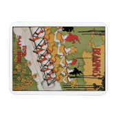 ヴィンテージアールヌーボー軸受タンデム自転車 マグネット (横)