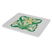 ヴィンテージアールヌーボー降雪花柄 カッティングボード (角)