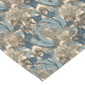 ヴィンテージアールヌーボー降雪花柄 テーブルクロス (アングル)