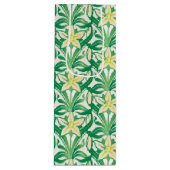 ヴィンテージアールヌーボー降雪花柄 ワインギフトバッグ (正面)