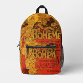 ヴィンテージアールヌーボー音楽、ラボヘムオペラ， 1896 プリントバックパック (正面)