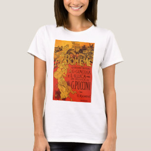 ヴィンテージアールヌーボー音楽、ラボヘムオペラ， 1896 Tシャツ