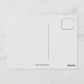 ヴィンテージアールヌーボー香水の広告 ポストカード (裏面)