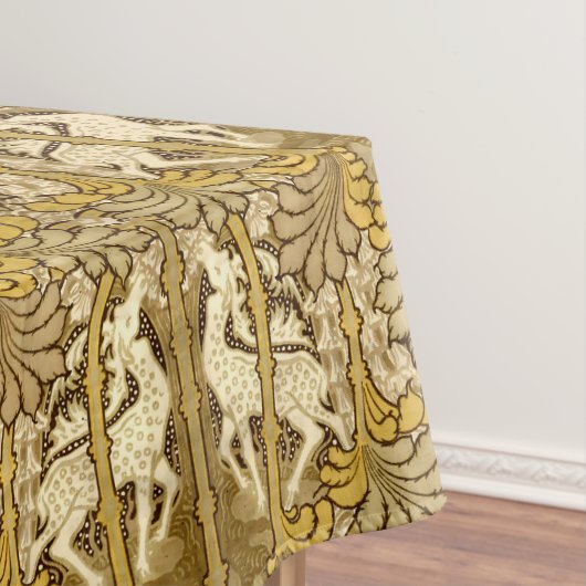 ヴィンテージアールヌーボー鹿パターン テーブルクロス (インサイチュ)