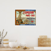 ヴィンテージアールヌーボー1900パリ博覧会 ポスター (キッチン)