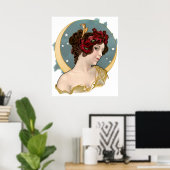 ヴィンテージアールヌーボー1902ドリームランド ポスター (ホームオフィス)