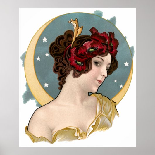 ヴィンテージアールヌーボー1902ドリームランド ポスター (正面)