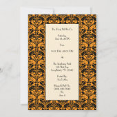 ヴィンテージアールヌーボー1920 招待状 (裏面)