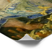 ヴィンテージアールヌーボー4シーズンズバイウォルタークレーン ポスター (角)