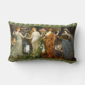 ヴィンテージアールヌーボー4シーズンズバイウォルタークレーン ランバークッション (裏面)