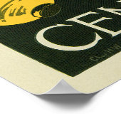 ヴィンテージアールヌーボー7月センチュリー ポスター (角)