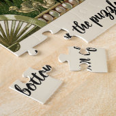 ヴィンテージアールヌーボー、イースターエッグと鶏 ジグソーパズル (側面)