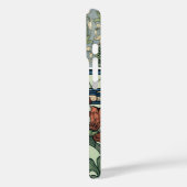 ヴィンテージアールヌーボー、オダマキ(植物)アキレジアフラワー Case-Mate iPhoneケース (裏面 / 左)