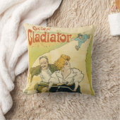 ヴィンテージアールヌーボー、グラディエーター自転車サイクル クッション (ブランケット)