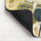 ヴィンテージアールヌーボー、グラディエーター自転車サイクル マウスパッド (コーナー)