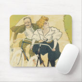 ヴィンテージアールヌーボー、グラディエーター自転車サイクル マウスパッド (マウス)