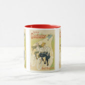 ヴィンテージアールヌーボー、グラディエーター自転車サイクル マグカップ (中央)