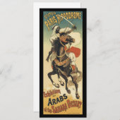 ヴィンテージアールヌーボー、サハラ砂漠のアラブ (正面/裏面)