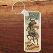 ヴィンテージアールヌーボー、サハラ砂漠のアラブ キーホルダー (正面)