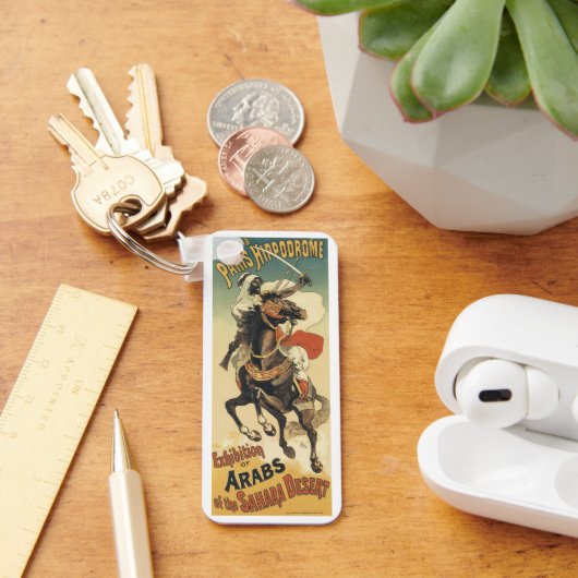 ヴィンテージアールヌーボー、サハラ砂漠のアラブ キーホルダー (デスク)