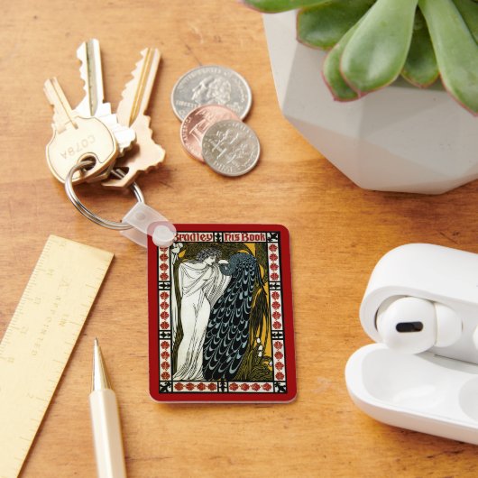 ヴィンテージアールヌーボー、ザキスby William Bradley キーホルダー (デスク)