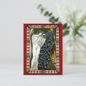 ヴィンテージアールヌーボー、ザキスby William Bradley ポストカード (スタンド正面)