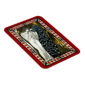 ヴィンテージアールヌーボー、ザキスby William Bradley マグネット (右側)