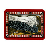 ヴィンテージアールヌーボー、ザキスby William Bradley マグネット (横)