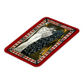 ヴィンテージアールヌーボー、ザキスby William Bradley マグネット (左側)