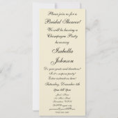 ヴィンテージアールヌーボー、シャンパンバイアルフォンスミュシャ 招待状 (裏面)