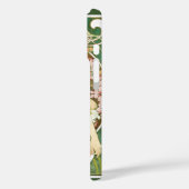 ヴィンテージアールヌーボー、シャンペノワバイアルフォンスミュシャ Case-Mate iPhoneケース (裏面 / 左)