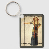 ヴィンテージアールヌーボー・シュトラウス・ウォッシュ。ミュンヘン キーホルダー (正面)