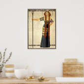 ヴィンテージアールヌーボー・シュトラウス・ウォッシュ。ミュンヘン ポスター (キッチン)