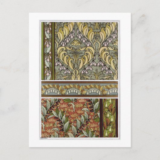 ヴィンテージアールヌーボー・ソロモンの封印M.P.ヴェルヌイユ ポストカード (正面)