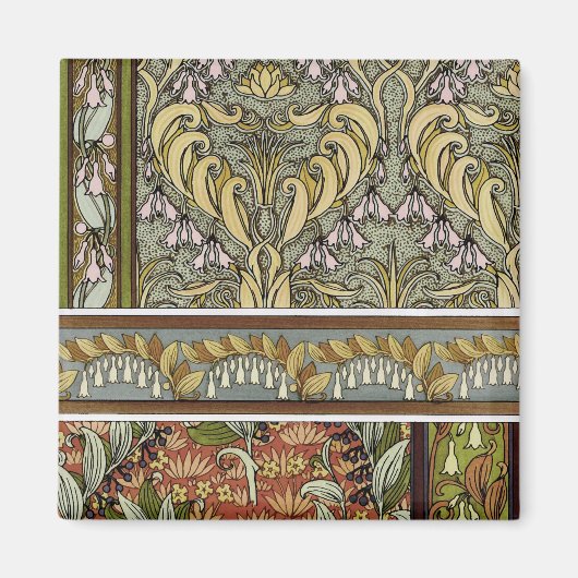 ヴィンテージアールヌーボー・ソロモンの封印M.P.ヴェルヌイユ マグネット (正面)