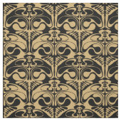 ヴィンテージアールヌーボー「ダンサー」Koloman Moser ファブリック (見本)