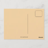 ヴィンテージアールヌーボー・ハーパー誌威厳がある ポストカード (裏面)