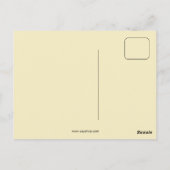 ヴィンテージアールヌーボー・ハーパー誌3月 ポストカード (裏面)