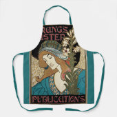 ヴィンテージアールヌーボー、パングのイースター出版物 エプロン (正面)