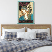 ヴィンテージアールヌーボー、パングのイースター出版物 キャンバスプリント (インサイチュ (寝室))