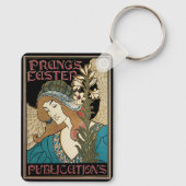 ヴィンテージアールヌーボー、パングのイースター出版物 キーホルダー (裏面)