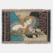 ヴィンテージアールヌーボー、パングのイースター出版物 スローブランケット (正面)