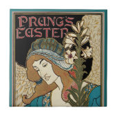 ヴィンテージアールヌーボー、パングのイースター出版物 タイル (正面)