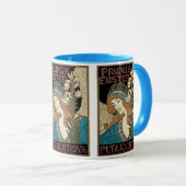 ヴィンテージアールヌーボー、パングのイースター出版物 マグカップ (正面右)