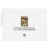 ヴィンテージアールヌーボー、ビスケットバイアルフォンスミュシャ (裏面横)