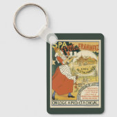 ヴィンテージアールヌーボー、ビールバーレストランとカフェ キーホルダー (正面)