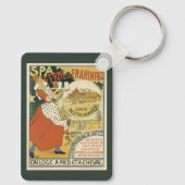 ヴィンテージアールヌーボー、ビールバーレストランとカフェ キーホルダー (裏面)