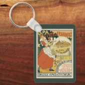 ヴィンテージアールヌーボー、ビールバーレストランとカフェ キーホルダー (正面)