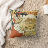 ヴィンテージアールヌーボー、ビールバーレストランとカフェ クッション (ブランケット)