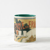 ヴィンテージアールヌーボー、ビールバーレストランとカフェ マグカップ (中央)